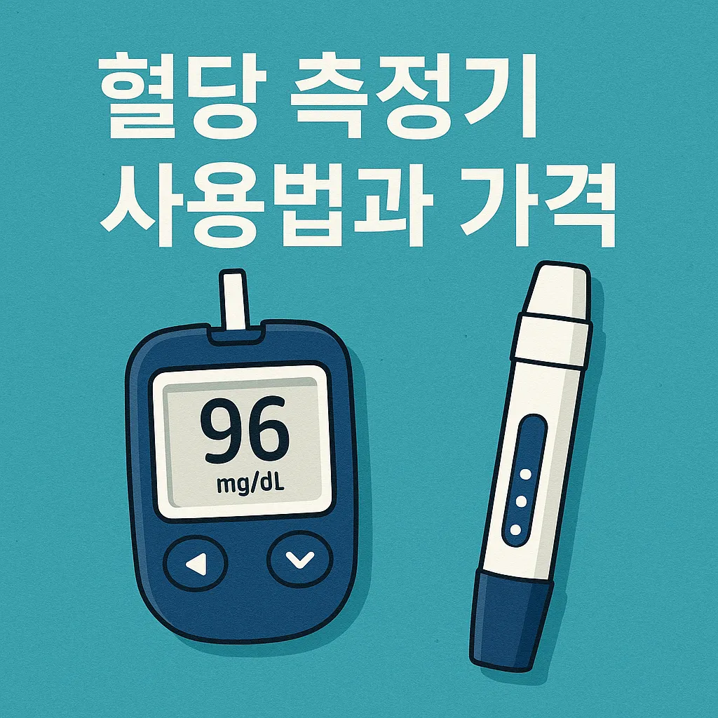 혈당측정기 사용법 가격