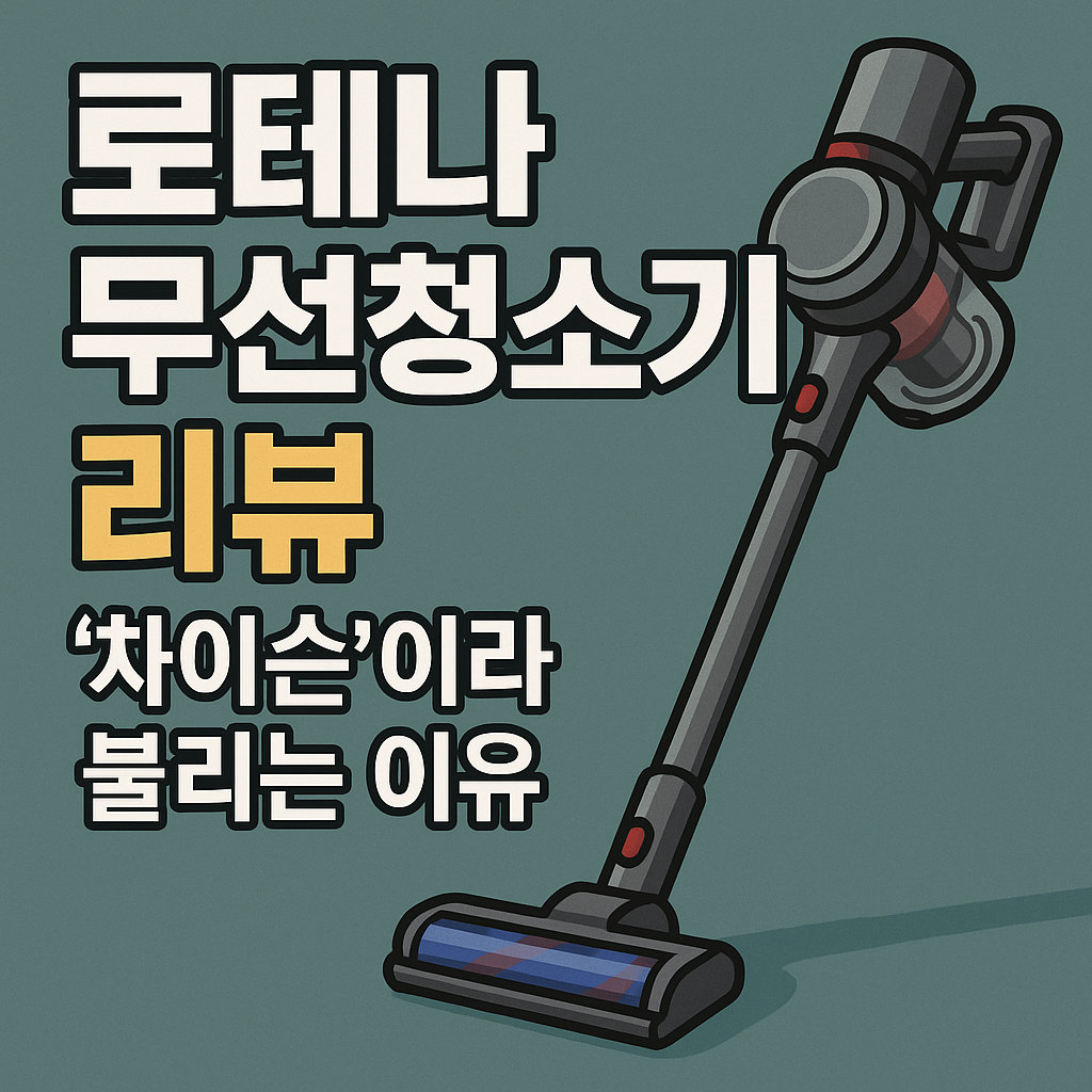 로테나 무선청소기 장점 단점 실제 사용 후기